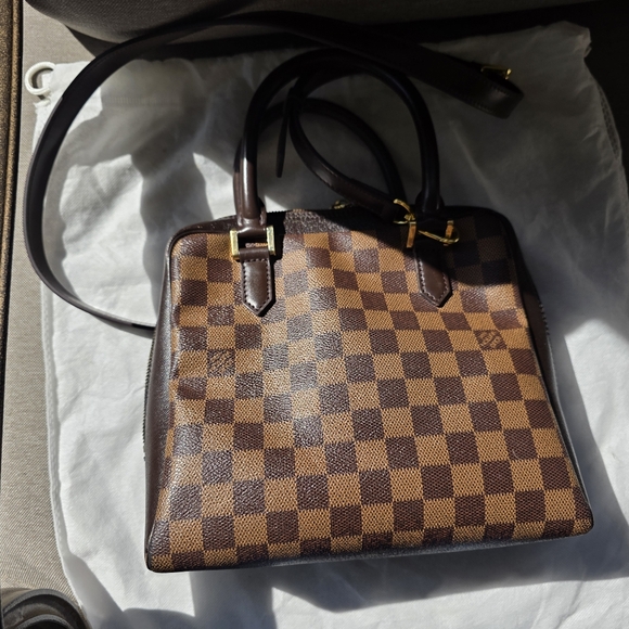 Louis Vuitton Damier Brown Leather Bag - Picture 9 of 16